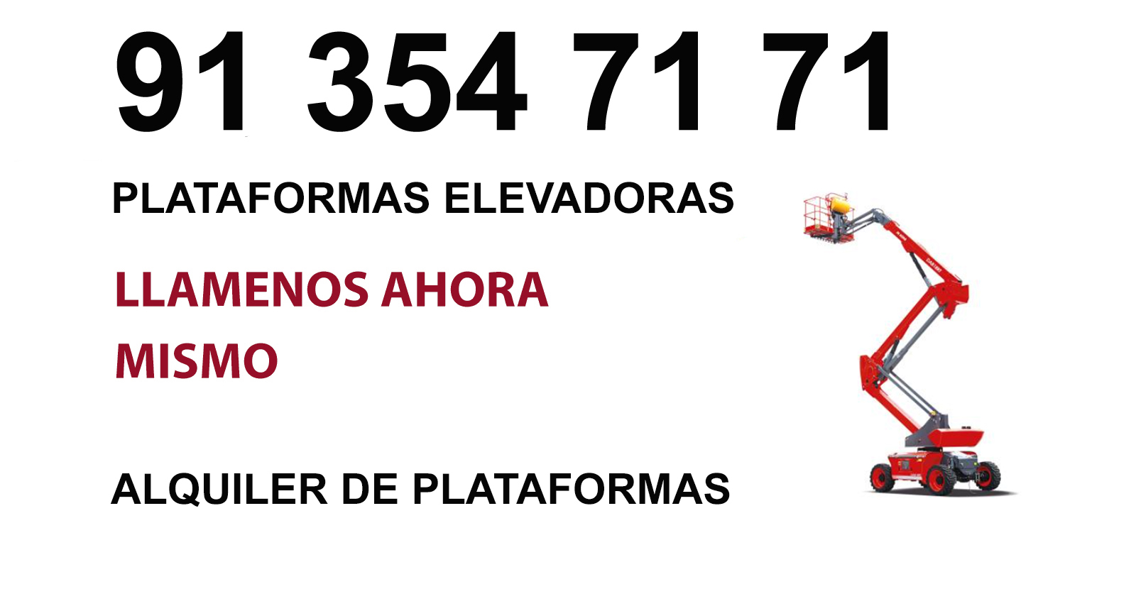 Alcorcón  Plataformas sobre Orugas